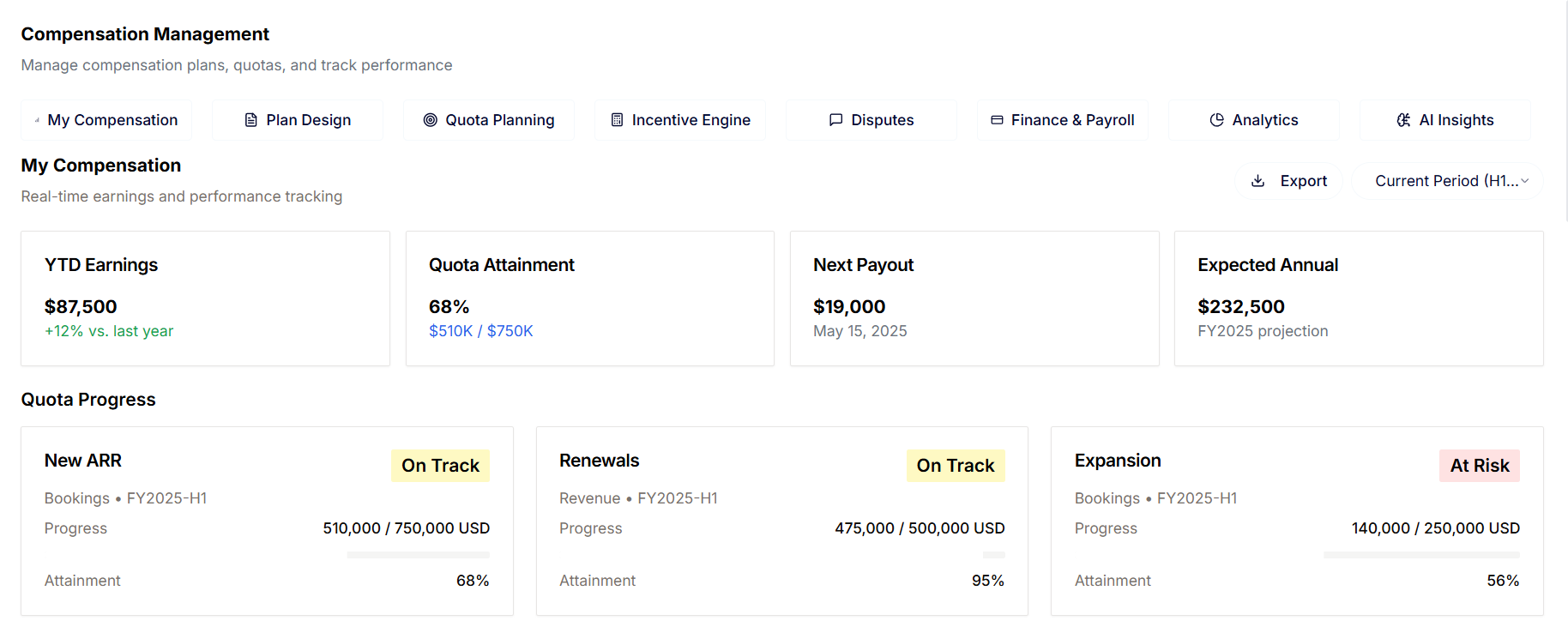 Advanced Compensation Management