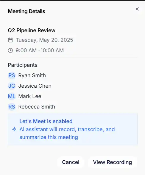 Improved Accountability